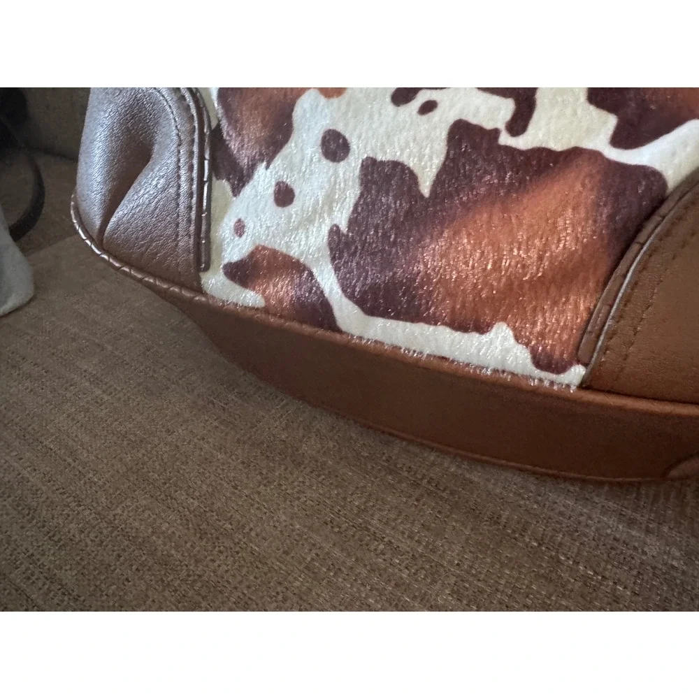 Viral Juicy Couture‎ Cow Light Brown Satchel Shoulder Bag NWT